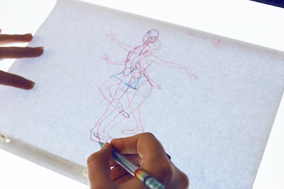 animazione a mano